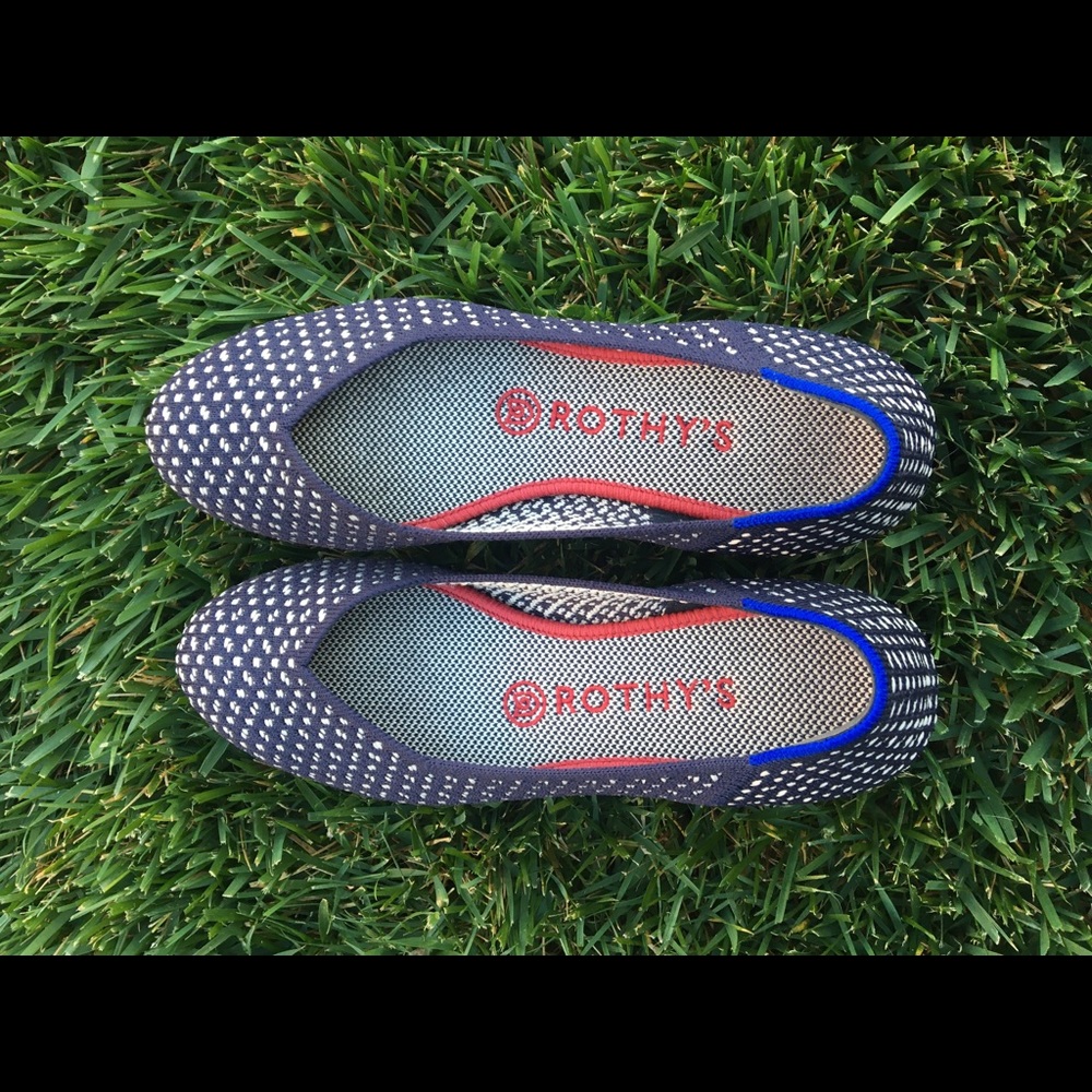 Retired Rothys Maritime Honeycomb flats